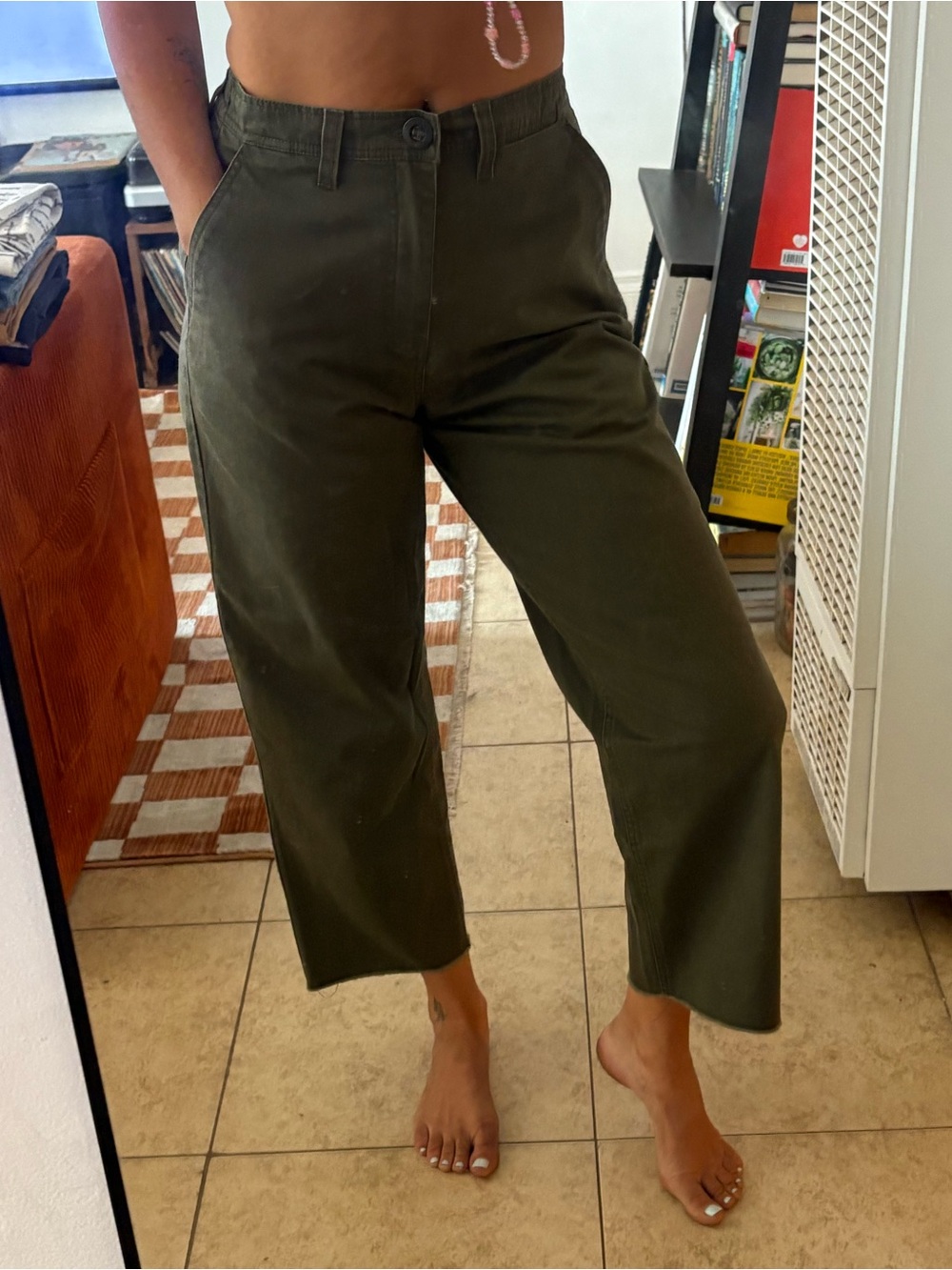 Green Volcom Pants
